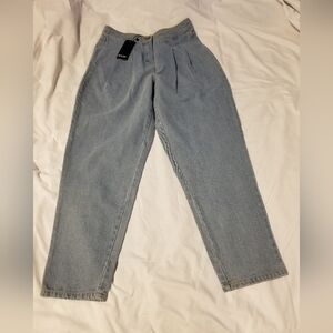 NWT Nasty Gal Collection Mom Jeans  Light Blue Size 6